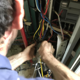 Installation de câblage électrique pour réseau informatique Mericourt